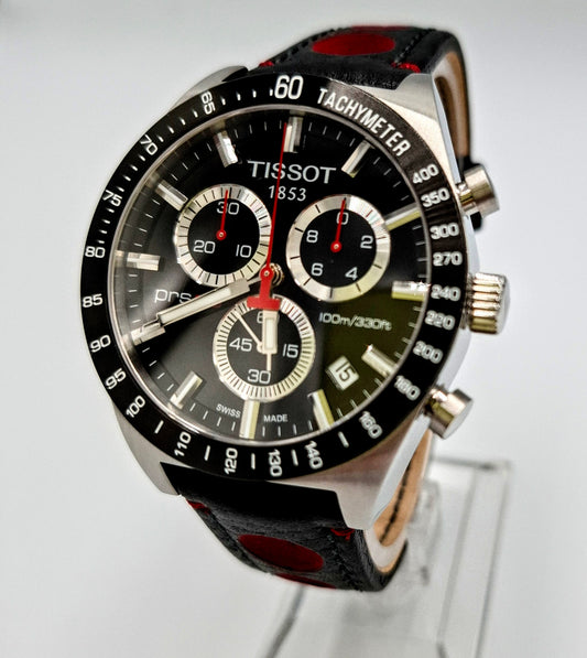 TISSOT PRS516 QUARTZ WITH HIRSCH RALLY STRAP