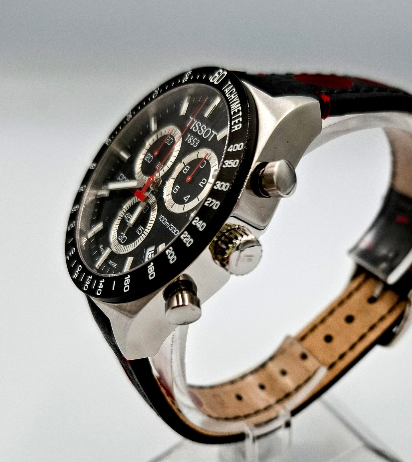 TISSOT PRS516 QUARTZ WITH HIRSCH RALLY STRAP