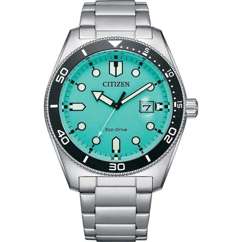 CITIZEN Mod. OF COLLECTION - MARINE 1760 Eco Drive - Aqua Blue GK timeless pieces