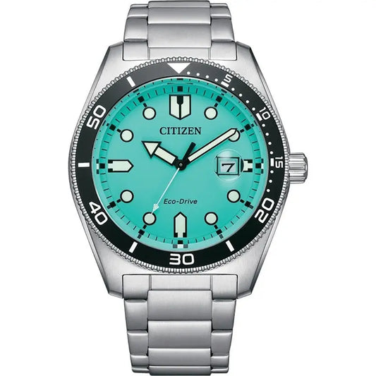 CITIZEN Mod. OF COLLECTION - MARINE 1760 Eco Drive - Aqua Blue GK timeless pieces