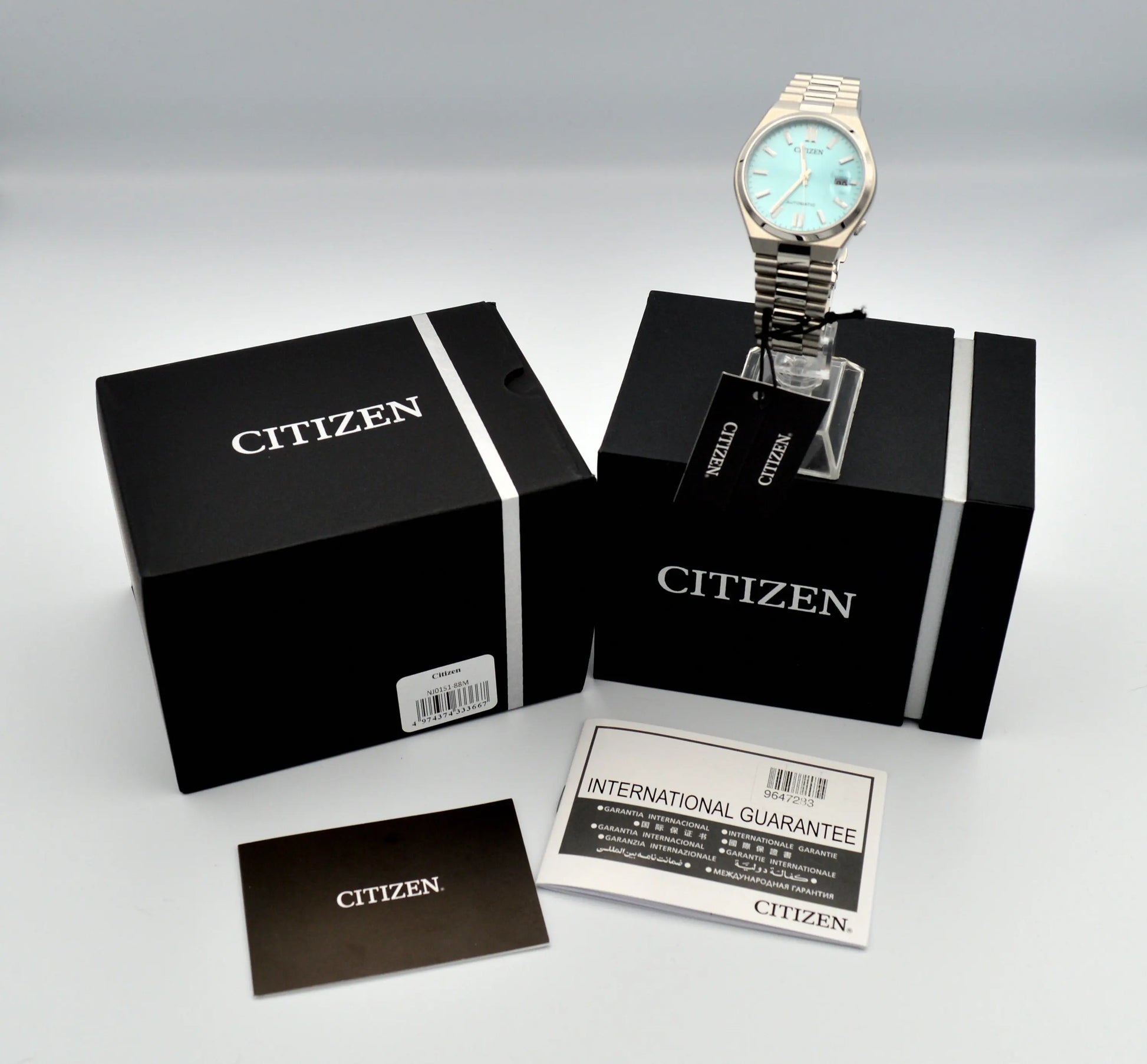 CITIZEN TSUYOSA AQUA GREEN NJ0151-88MM GK timeless pieces