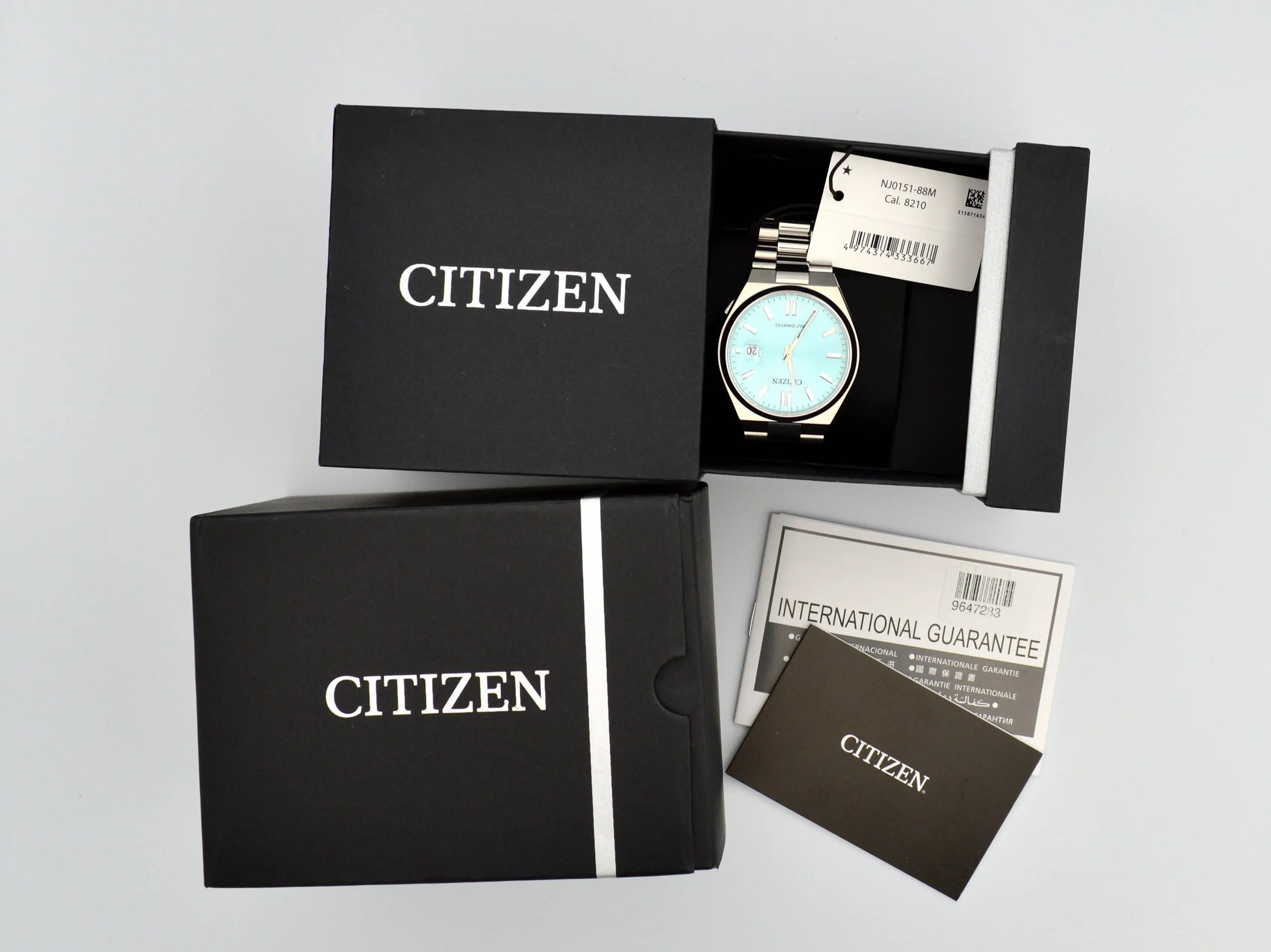 CITIZEN TSUYOSA AQUA GREEN NJ0151-88MM GK timeless pieces