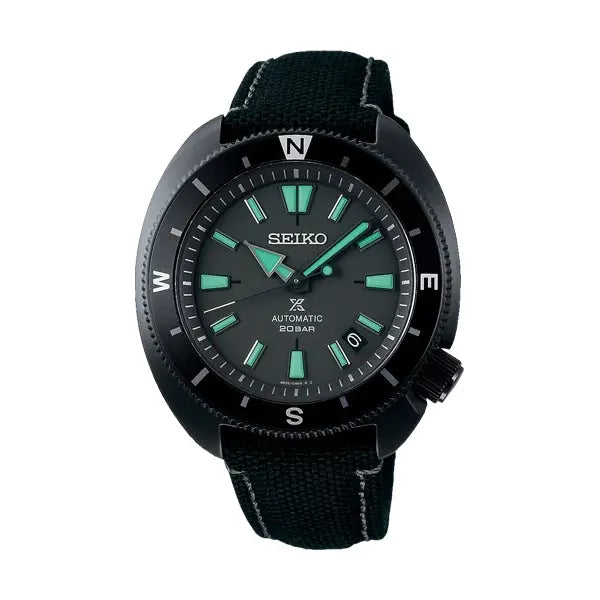 SEIKO PROSPEX Mod. DIVERS - BLACK SERIE NIGHT VISION TORTUGA AUTOMATIC - LIMITED EDITION GK timeless pieces