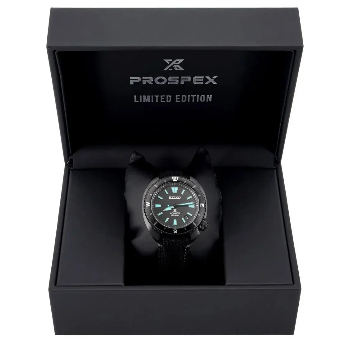 SEIKO PROSPEX Mod. DIVERS - BLACK SERIE NIGHT VISION TORTUGA AUTOMATIC - LIMITED EDITION GK timeless pieces